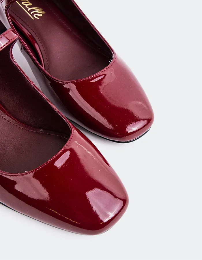 Rosalba Burgundy Patent sold by L'Intervalle product image thumbnail 2