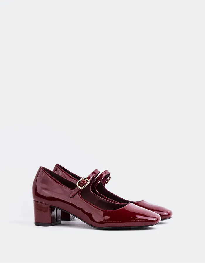 Rosalba Burgundy Patent sold by L'Intervalle product image thumbnail 3