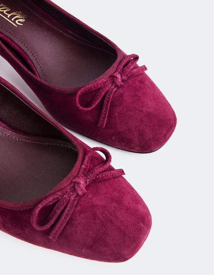 Ruslan Burgundy Suede sold by L'Intervalle product image thumbnail 2