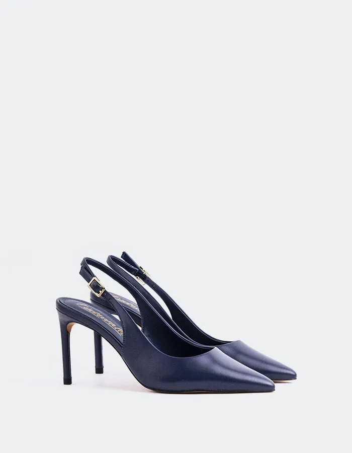 Zinnara Navy Leather sold by L'Intervalle product image thumbnail 3