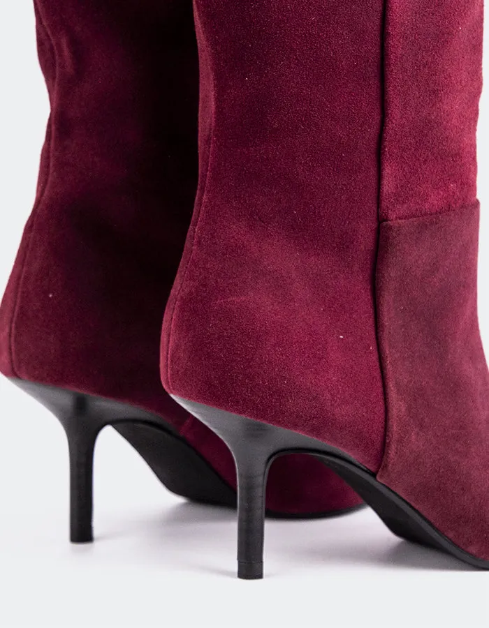 Derry Burgundy Suede sold by L'Intervalle product image thumbnail 4