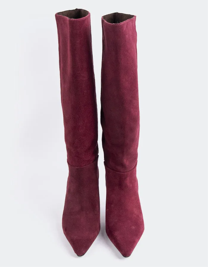 Derry Burgundy Suede sold by L'Intervalle product image thumbnail 5