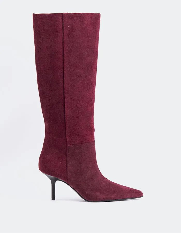 Derry Burgundy Suede sold by L'Intervalle