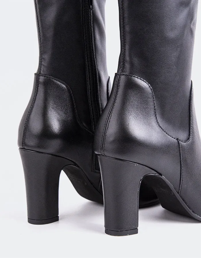 Lisburn Black Leather Stretch sold by L'Intervalle product image thumbnail 4