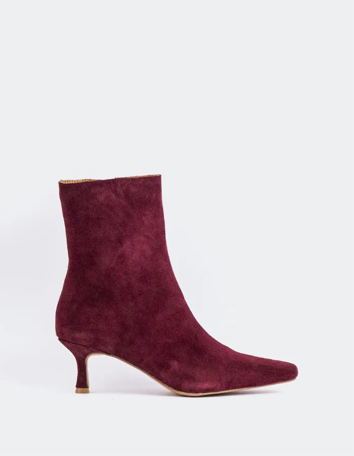 Nosara Burgundy Suede sold by L'Intervalle