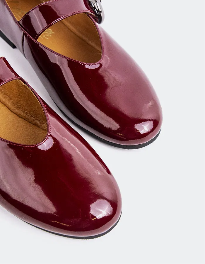 Nikole Burgundy Patent sold by L'Intervalle product image thumbnail 3