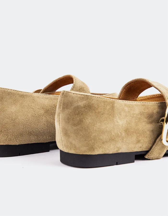 Nikole Khaki Suede sold by L'Intervalle product image thumbnail 5