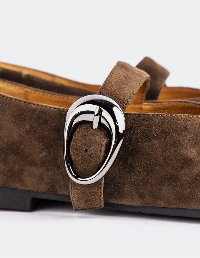 Nikole Chocolate Suede sold by L'Intervalle product image thumbnail 2