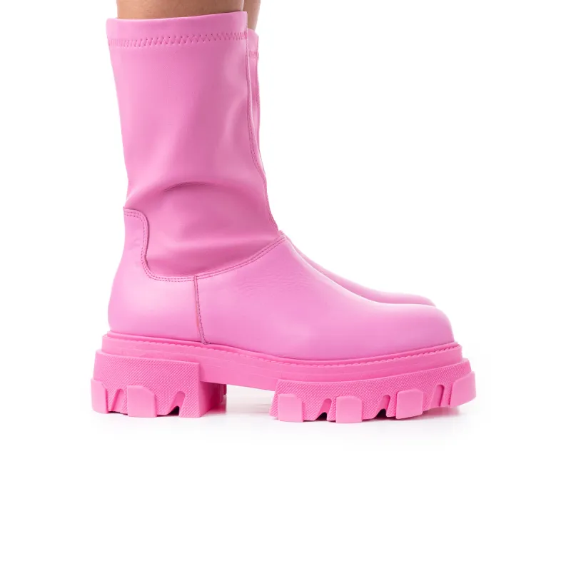 Foshan Dark Pink Stretch sold by L'Intervalle