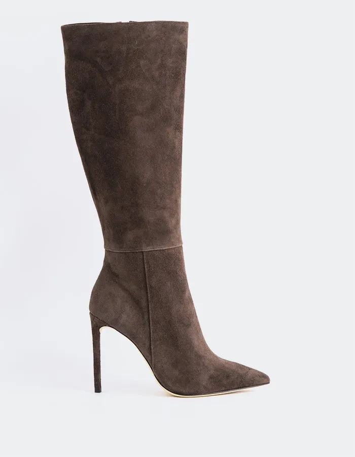 Kyrie Chocolate Suede sold by L'Intervalle