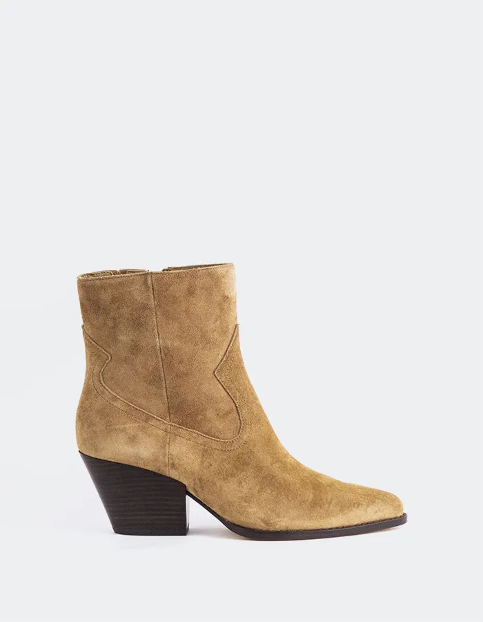 Nashira Taupe Suede sold by L'Intervalle