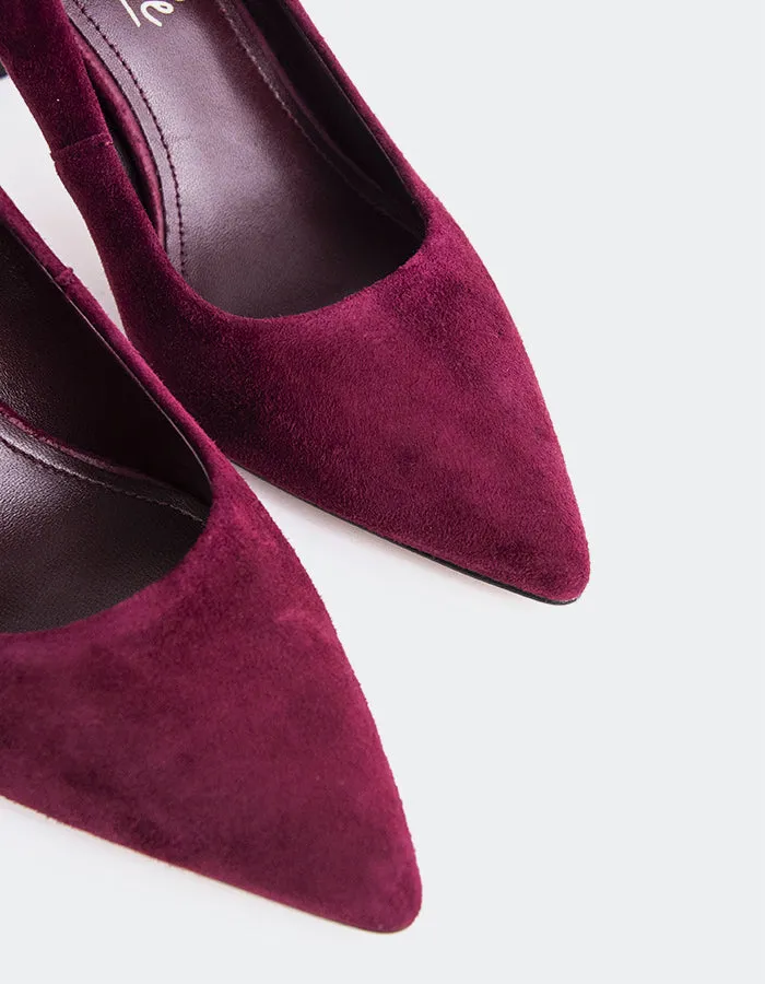 Borealis Burgundy Suede sold by L'Intervalle product image thumbnail 3