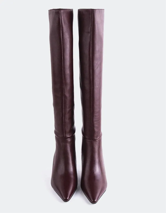 Lorenzie Burgundy Leather sold by L'Intervalle product image thumbnail 5