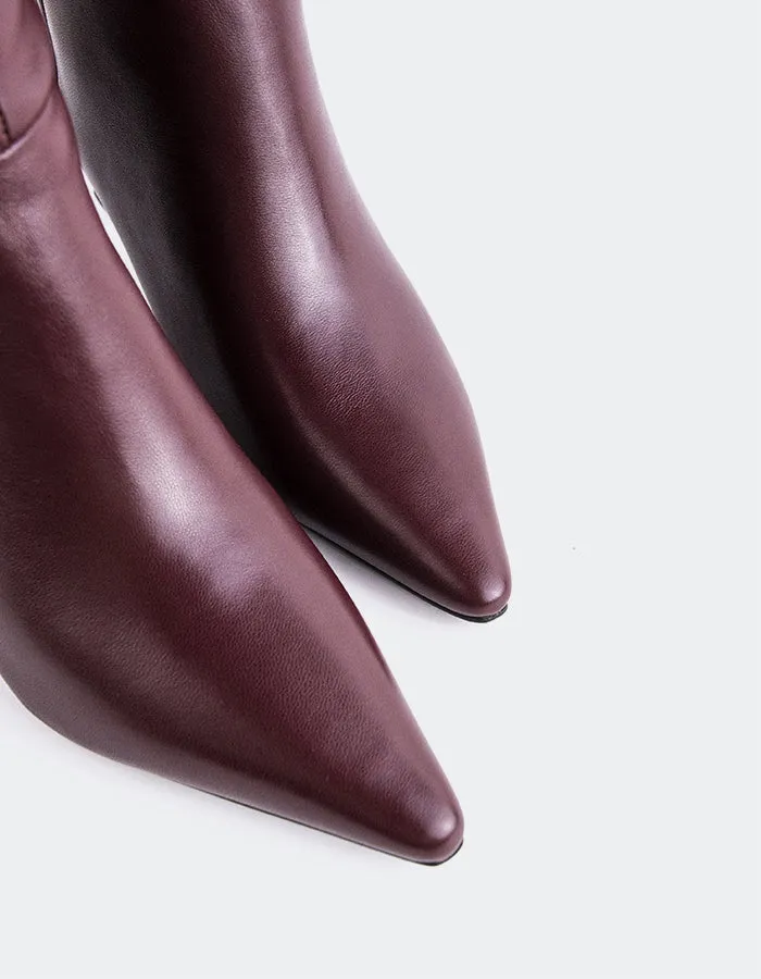 Lorenzie Burgundy Leather sold by L'Intervalle product image thumbnail 2