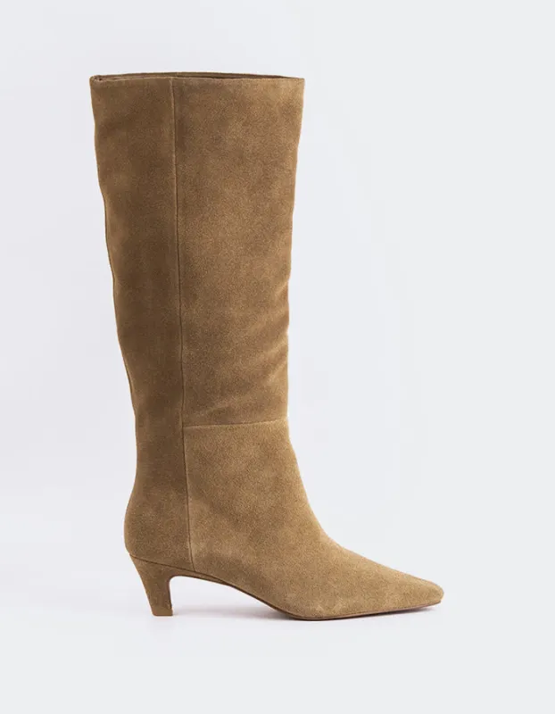 Velletri Taupe Suede sold by L'Intervalle