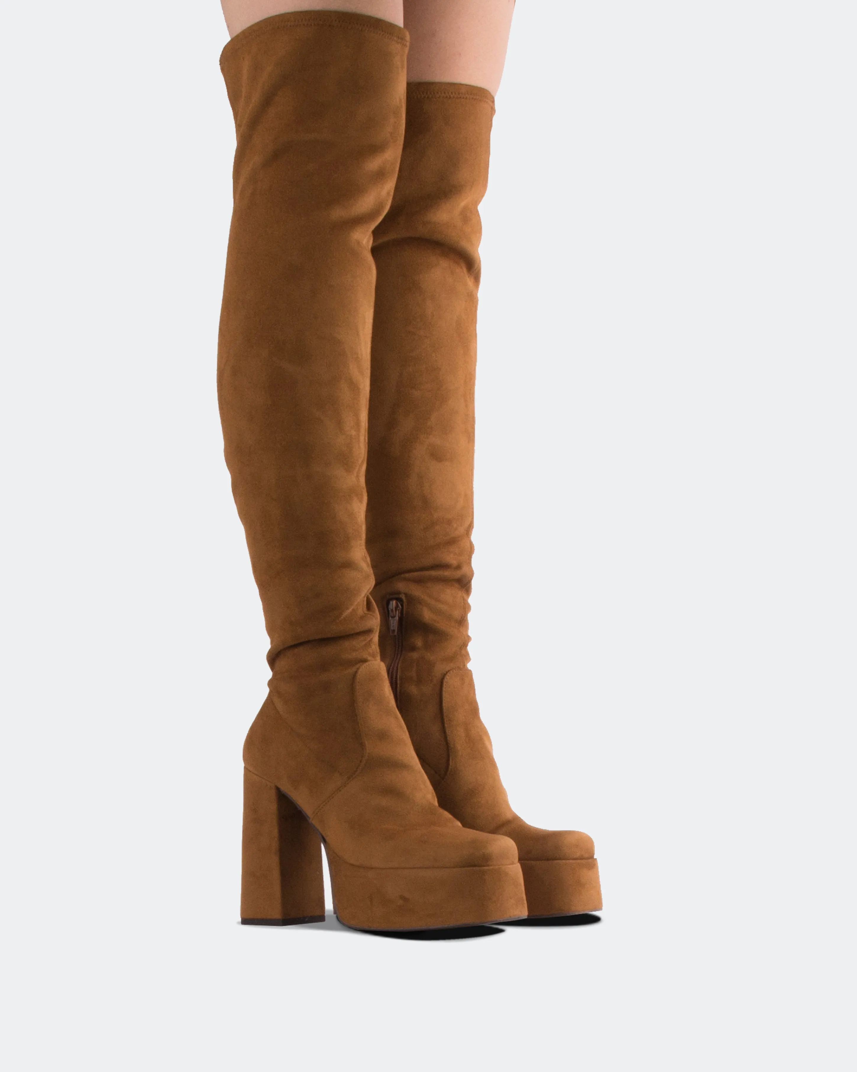 Azalea Tan Suede sold by L'Intervalle product image thumbnail 3