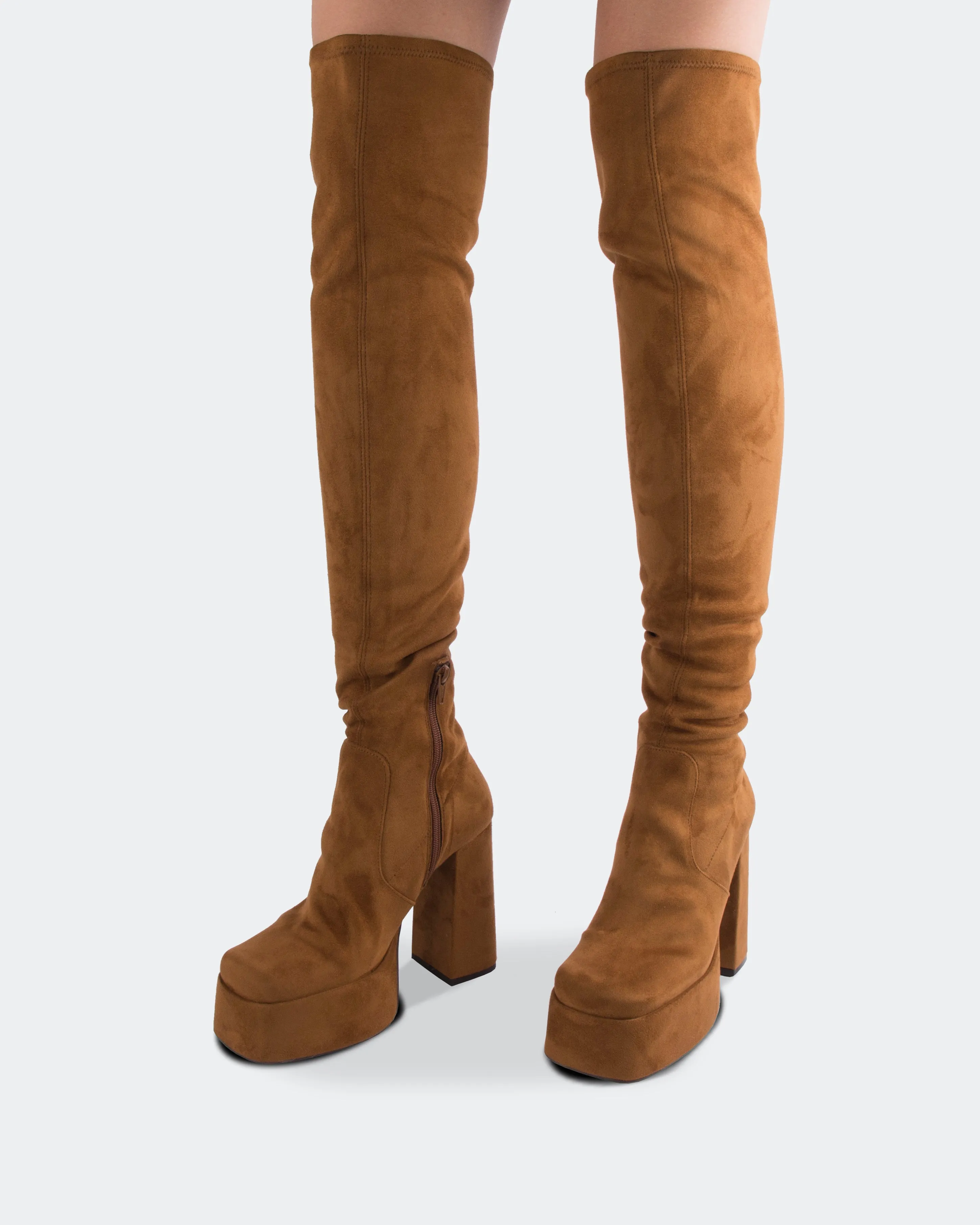 Azalea Tan Suede sold by L'Intervalle product image thumbnail 2