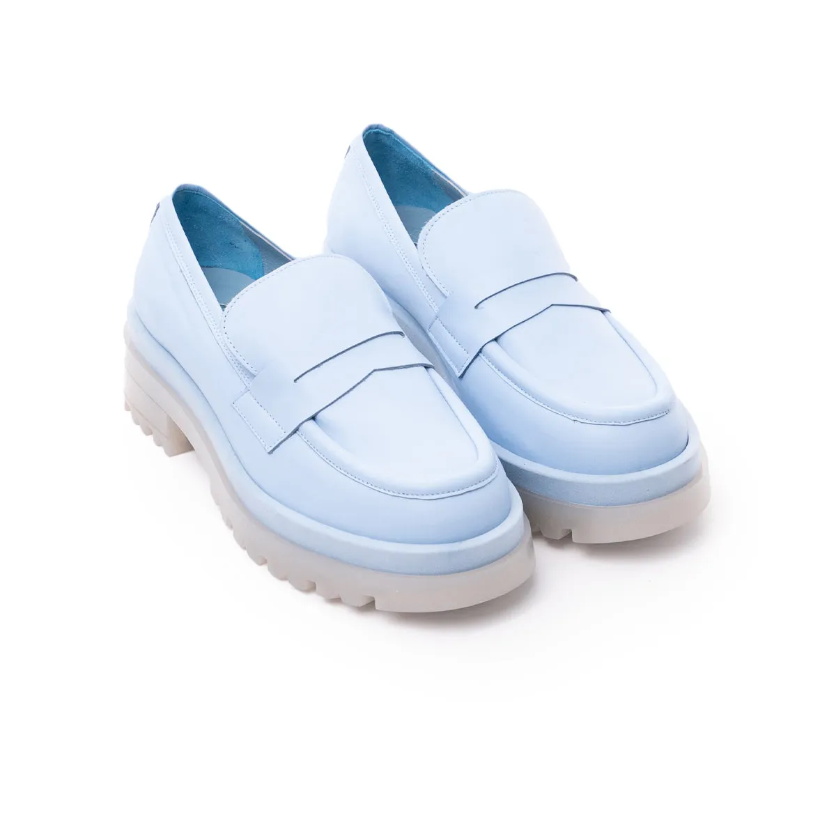 Haboro Light Blue Leather sold by L'Intervalle product image thumbnail 3