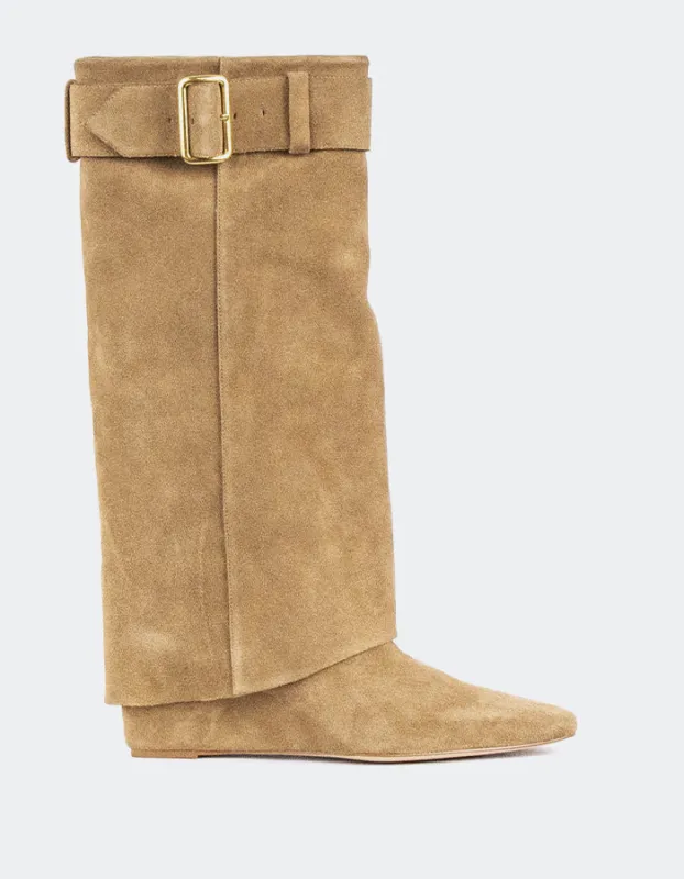 Atria Taupe Suede sold by L'Intervalle