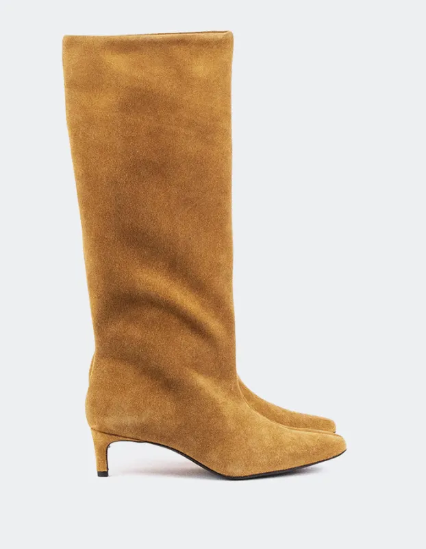 Raissa Cognac Suede sold by L'Intervalle