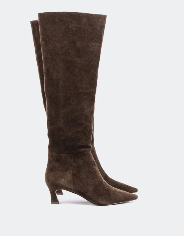 Lorenzie Brown Suede sold by L'Intervalle
