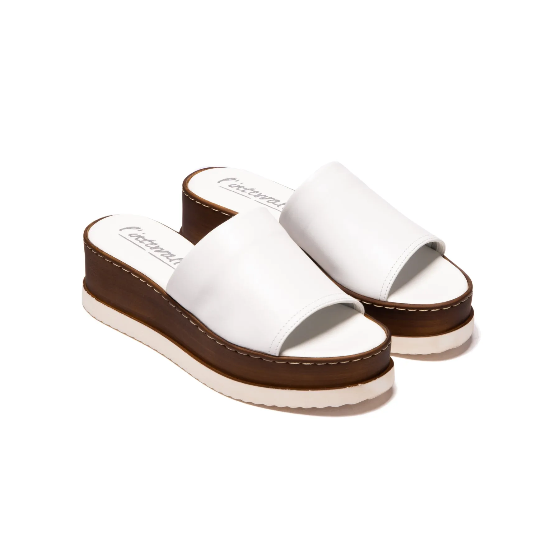 Cefalu White Leather sold by L'Intervalle product image thumbnail 5