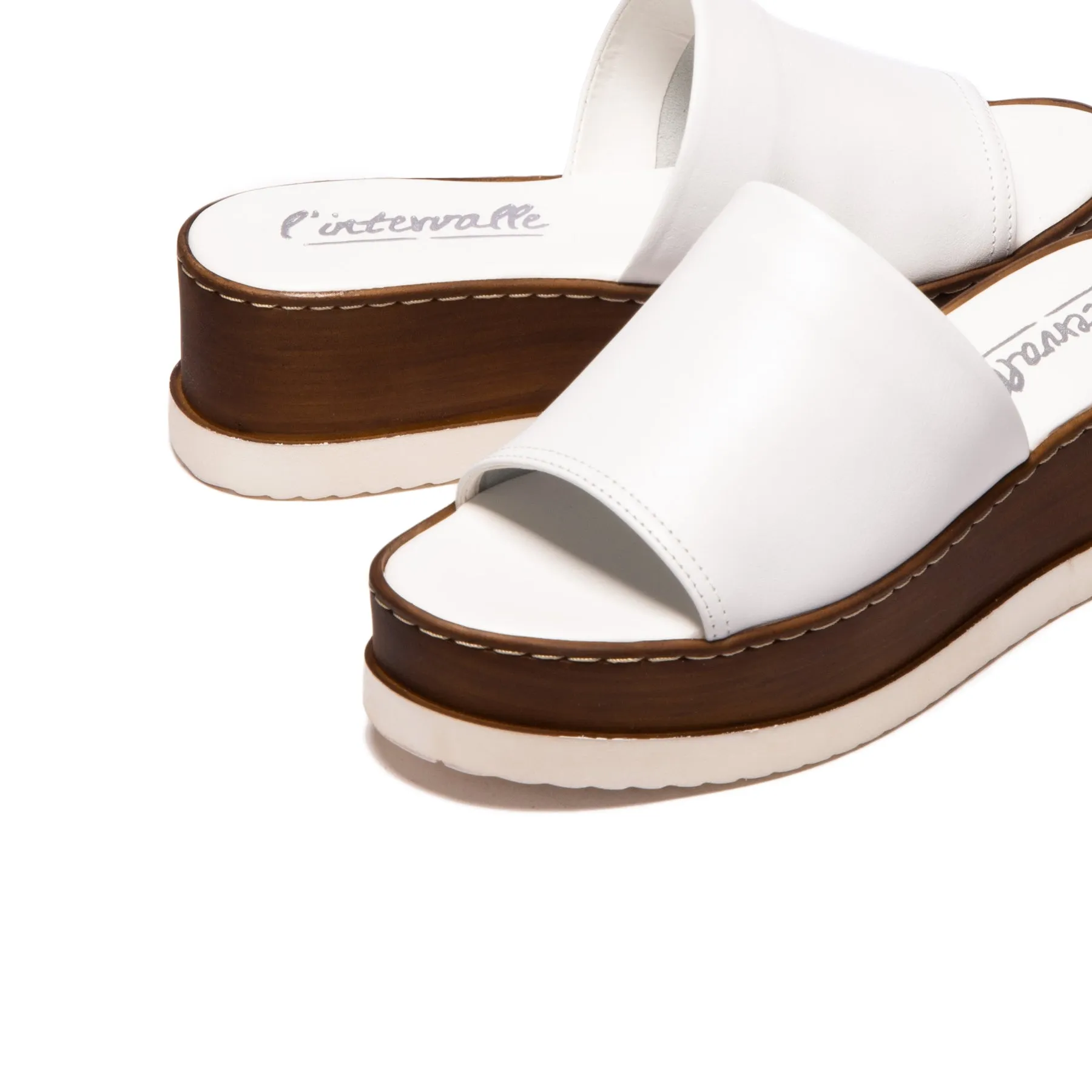 Cefalu White Leather sold by L'Intervalle product image thumbnail 4