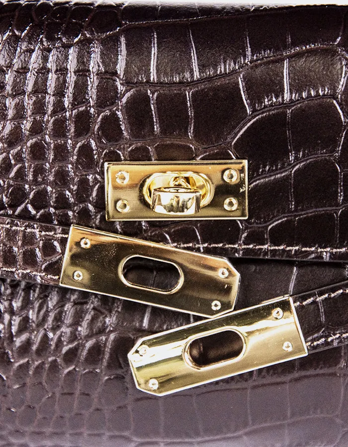 Lintie Brown Croco sold by L'Intervalle product image thumbnail 2