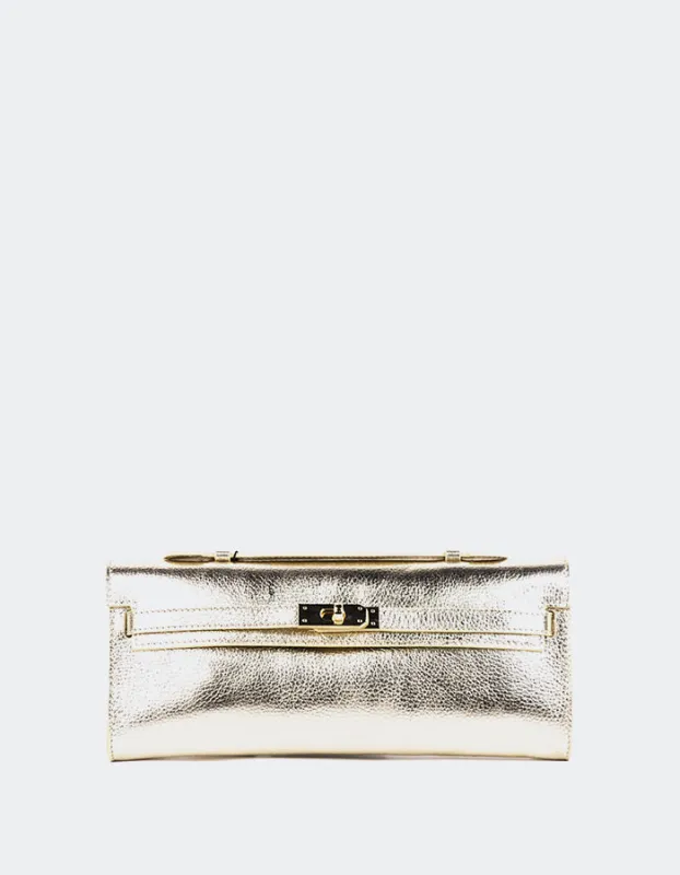 Lintie Gold Leather sold by L'Intervalle