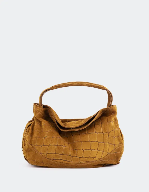 Asteria Cognac Suede sold by L'Intervalle