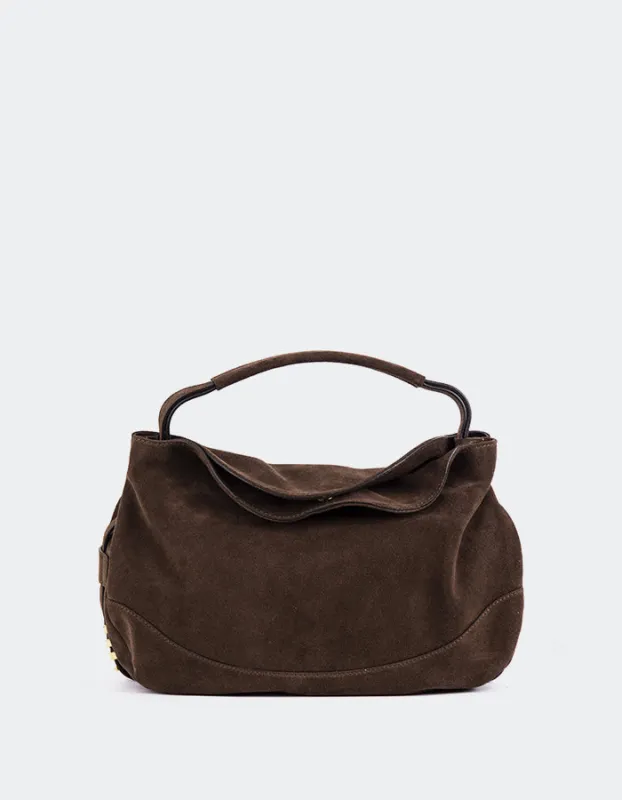 Asteria Brown Suede sold by L'Intervalle