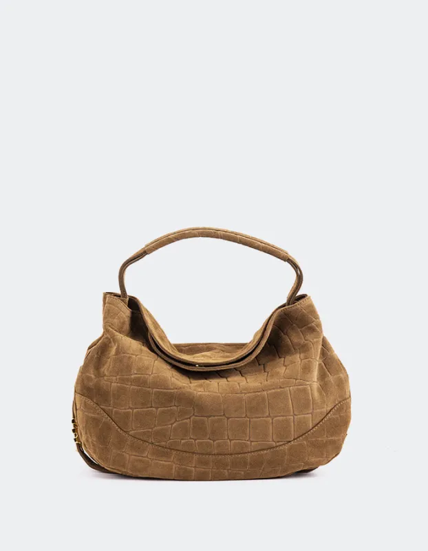 Asteria Camel Suede sold by L'Intervalle