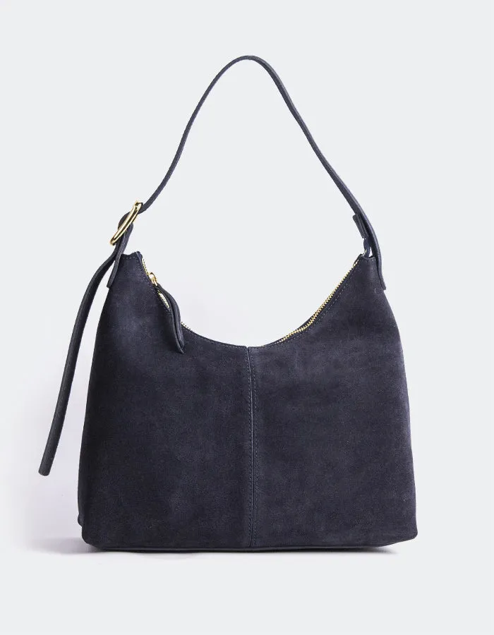Riah Navy Suede sold by L'Intervalle