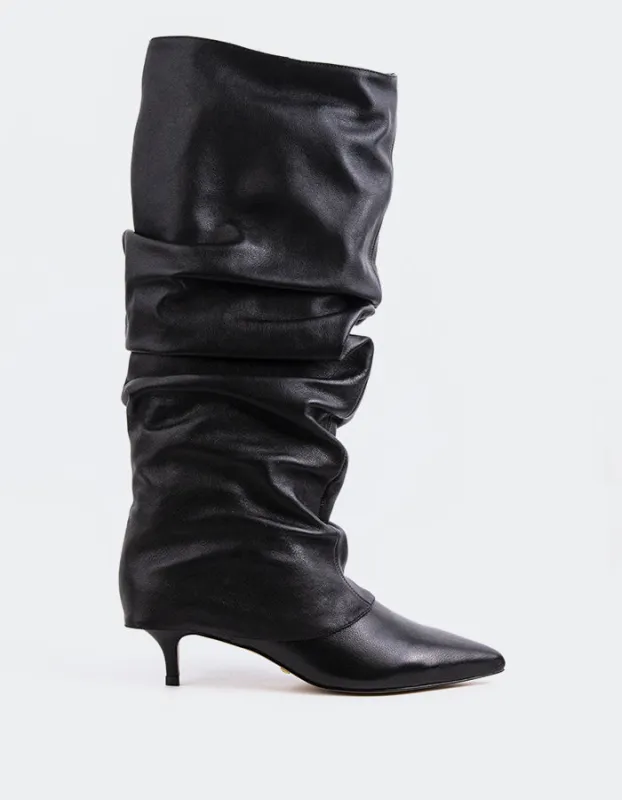 Sabrinna Black Leather made by L'Intervalle