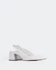 Dalida White Leather sold by L'Intervalle