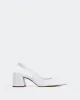 Dalida White Leather sold by L'Intervalle