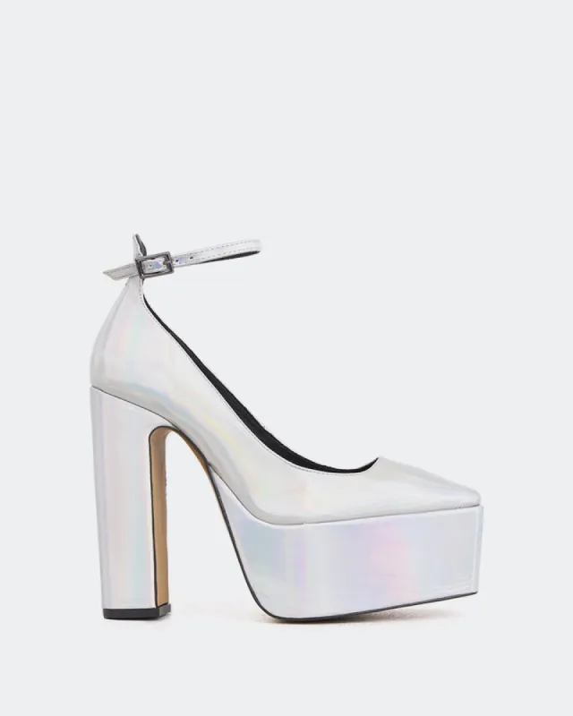 Lacey Silver Mirror sold by L'Intervalle