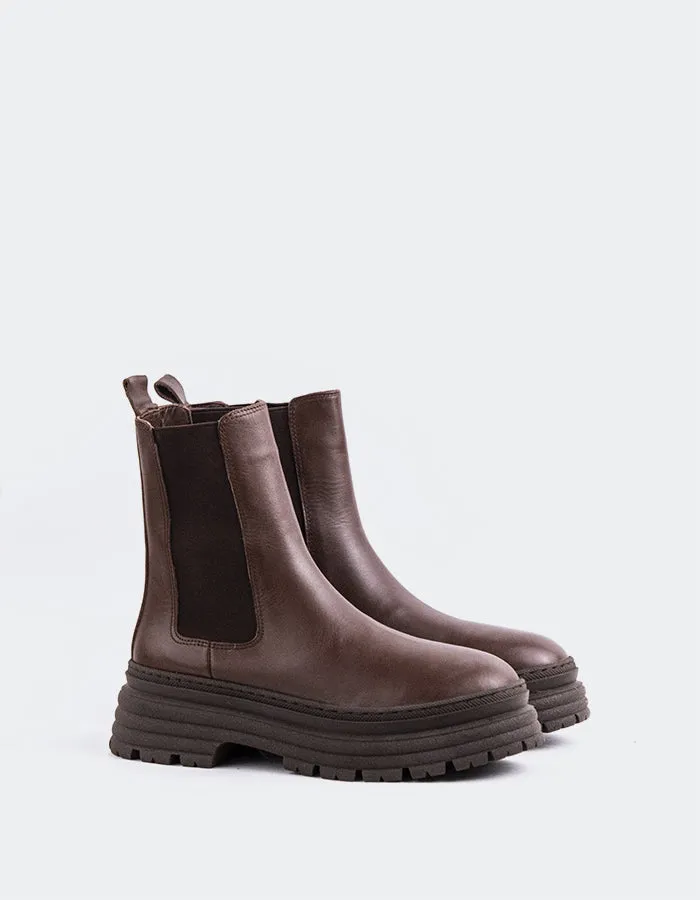 Lysandre Brown Leather sold by L'Intervalle product image thumbnail 3