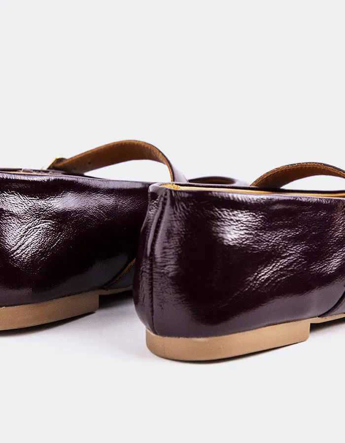 Yvie Burgundy Patent sold by L'Intervalle product image thumbnail 4