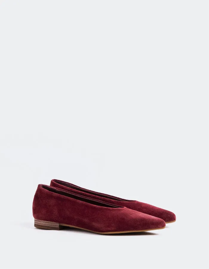 Thena Burgundy Suede sold by L'Intervalle product image thumbnail 3