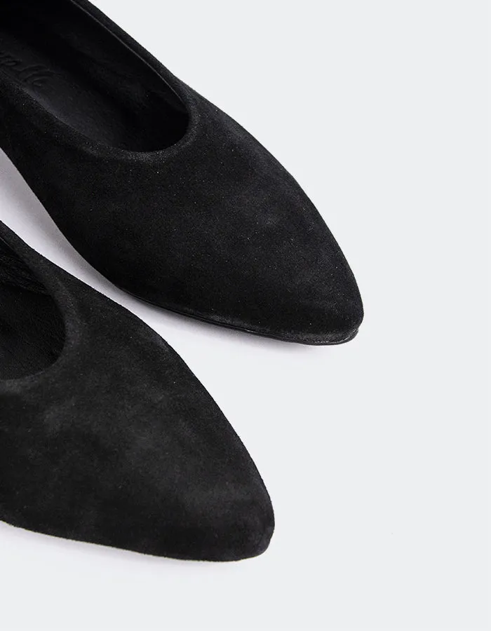 Thena Black Suede sold by L'Intervalle product image thumbnail 2