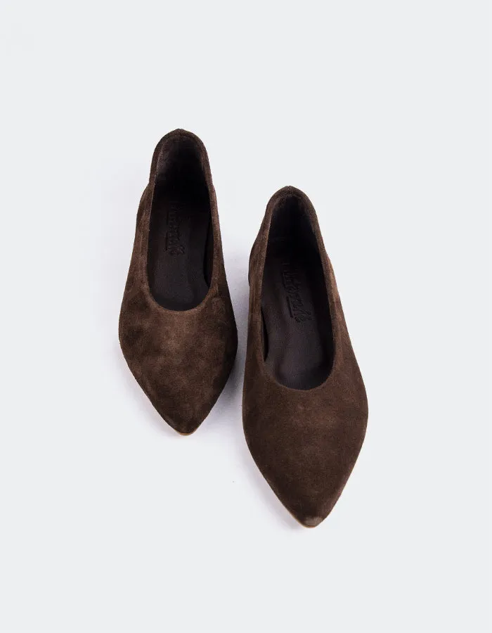 Thena Brown Suede sold by L'Intervalle product image thumbnail 5