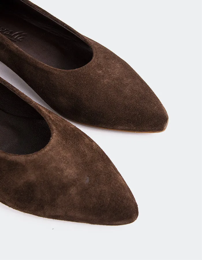 Thena Brown Suede sold by L'Intervalle product image thumbnail 2
