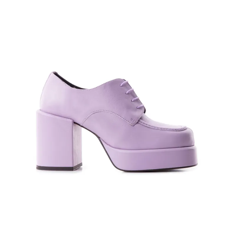 Laurent Lilac Leather sold by L'Intervalle
