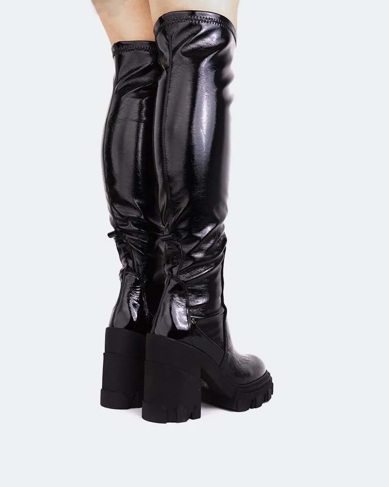 Langley Black Naplack Stretch sold by L'Intervalle product image thumbnail 3