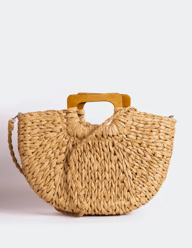 Lysa Khaki Raffia made by L'Intervalle