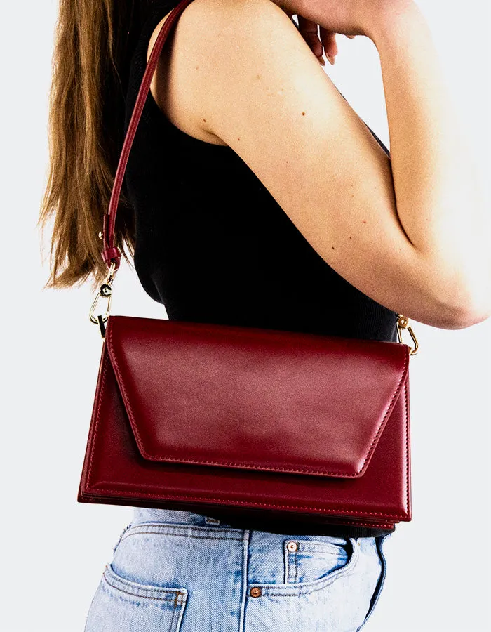 Lizzie Red Leather sold by L'Intervalle product image thumbnail 4