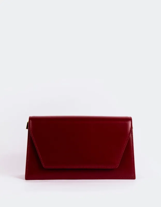 Lizzie Red Leather made by L'Intervalle
