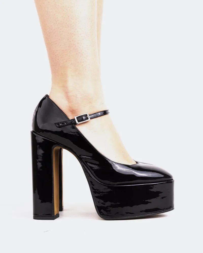 Koukla Black Patent sold by L'Intervalle