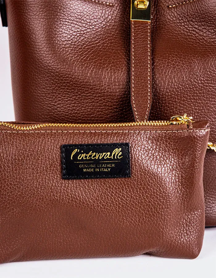 Claine Brown Leather sold by L'Intervalle product image thumbnail 4